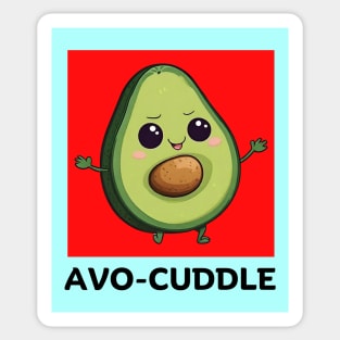 Avo-Cuddle | Avocado Pun Sticker